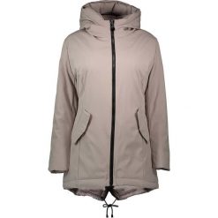 Dwustronna kurtka zimowa w kolorze szarobrązowym. Brązowe kurtki damskie Winter Selection, na zimę, bez wzorów, bez kaptura. W wyprzedaży za 294.95 zł.