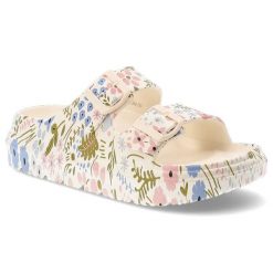 Klapki damskie Laura Vita, na platformie dwa regulowane paski lekka podeszwa komfortowy fason casualowy styl, beżowe, 01 LTY25-001. Brązowe klapki damskie Laura Vita, bez wzorów. Za 149.00 zł.