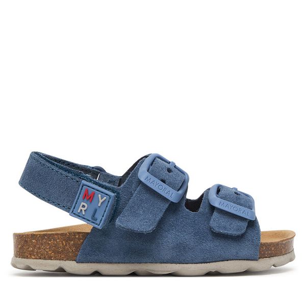 Sandały Mayoral. Niebieskie sandały chłopięce Mayoral, bez zapięcia. Za 145.99 zł.