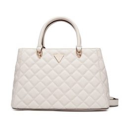 Torebka Guess. Białe torebki do ręki damskie Guess, z aplikacjami, klasyczne, bez dodatków. Za 579.99 zł.