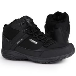 Buty męskie zimowe wysokie ocieplane DK PREDATOR. Czarne buty sportowe męskie DK, bez zapięcia. Za 199.00 zł.