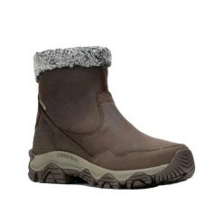 Buty turystyczne Merrell Coldpack 3 Thermo Mid Zip WP Brązowe. Brązowe trekkingi damskie Merrell, na zimę, trekkingowe. Za 837.40 zł.