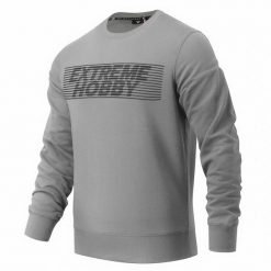 Bluza męska EXTREME HOBBY HIDDEN. Niebieskie bluzy męskie EXTREME HOBBY, m, bez wzorów, z bawełny, bez kaptura. Za 199.00 zł.