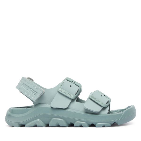 Sandały Birkenstock. Niebieskie sandały chłopięce Birkenstock, bez zapięcia. Za 220.99 zł.