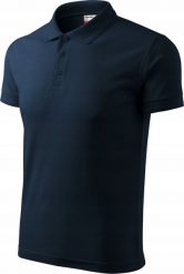 RIMECK Reserve R22 - ADLER - Koszulka polo męska, 200 g/m2 - granatowy XL. Niebieskie koszulki polo męskie RIMECK, m, bez wzorów, bez ramiączek. Za 32.42 zł.