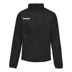 Kurtka Ortalion Hummel Promo Rain Jacket. Czarne kurtki sportowe męskie Hummel, m, bez wzorów, do piłki nożnej. Za 144.00 zł.