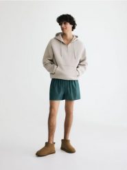 3 pack bokserek Loose - zielony. Zielone bokserki męskie Reserved, l, bez wzorów. Za 79.99 zł.