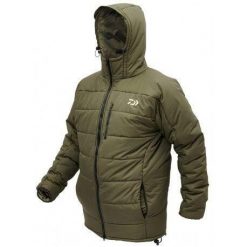 Kurtka Męska Wędkarska Zimowa Daiwa Winter Carp Suit. Brązowe kurtki męskie Daiwa, na zimę, m, bez wzorów, sportowe, bez kaptura. Za 369.99 zł.
