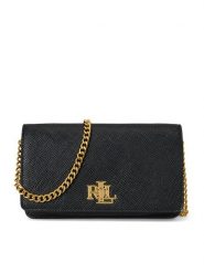 LAUREN RALPH LAUREN Torebka 432966784008 Czarny. Czarne torebki do ręki damskie Lauren Ralph Lauren, bez wzorów, ze skóry, wizytowe, bez dodatków. Za 599.99 zł.