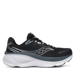 Buty do biegania Saucony. Czarne buty sportowe męskie Saucony, bez zapięcia, do biegania. Za 799.99 zł.