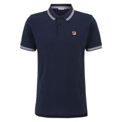 Polo Fila Lubbeek. Czerwone koszulki sportowe męskie Fila, m, bez wzorów, bez kołnierzyka, bez ramiączek. Za 159.00 zł.