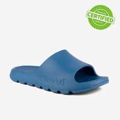 Klapki męskie Coqui. Niebieskie klapki męskie Coqui, z materiału. Za 126.99 zł.