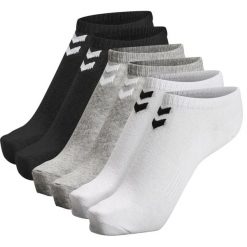 Niskie skarpety Hummel Chevron (x6). Białe skarpety damskie Hummel, bez wzorów. Za 89.00 zł.