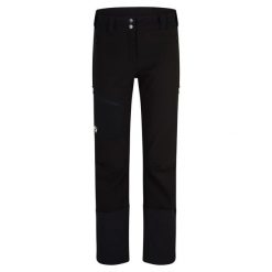 Spodnie softshell damskie Ziener Nolane. Czarne spodnie materiałowe damskie Ziener, bez wzorów, z softshellu. Za 576.99 zł.