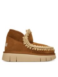 Mou Śniegowce MU.FW531009A Brązowy. Brązowe śniegowce i trapery damskie Mou, ze skóry. Za 1,009.00 zł.