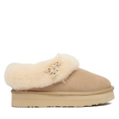 Śniegowce Patrizia Pepe. Brązowe buty zimowe dziewczęce Patrizia Pepe, bez zapięcia. Za 549.99 zł.