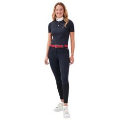 Damskie spodnie jeździeckie Gaze Jamira. Niebieskie spodnie materiałowe damskie GAZE, s, bez wzorów, z tkaniny. Za 1,146.45 zł.