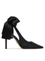 Steve Madden Szpilki Teacup-Mr 11005133 Czarny. Czarne szpilki damskie Steve Madden, bez wzorów, z materiału, bez obcasa, bez zapięcia. Za 689.99 zł.