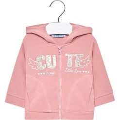Bluza w kolorze jasnoróżowym. Czerwone bluzy dla dziewczynek Mayoral, Keen, bez wzorów, bez ramiączek, bez kaptura. W wyprzedaży za 69.95 zł.