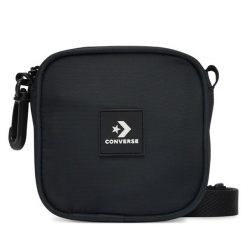 Torebka Converse. Czarne listonoszki damskie Converse, bez wzorów, bez dodatków. Za 79.99 zł.