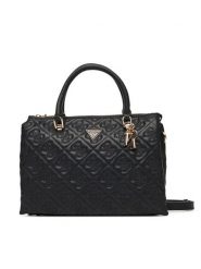 Guess Torebka Adelasia HWQL96 58060 Czarny. Czarne torebki do ręki damskie Guess, z aplikacjami, ze skóry, bez dodatków. Za 539.99 zł.