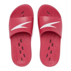 Klapki basenowe damskie Speedo Slide. Białe skarpety damskie Speedo, bez wzorów. Za 145.60 zł.