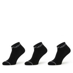 Skarpety krótkie Emporio Armani Underwear. Czarne skarpety damskie Emporio Armani Underwear, bez wzorów. Za 109.99 zł.