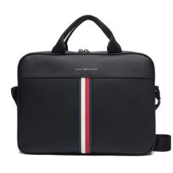 Torba na laptopa Tommy Hilfiger. Czarne torby na laptopa męskie Tommy Hilfiger, bez wzorów. Za 569.99 zł.