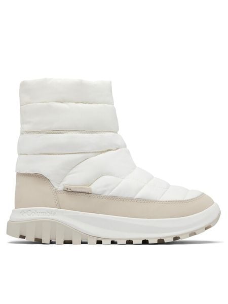 Columbia Śniegowce Snowtrot Mid 2075111 Biały. Białe śniegowce i trapery damskie Columbia, z materiału. Za 387.59 zł.