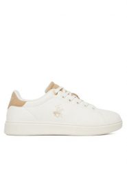 Beverly Hills Polo Club Trampki CEOWB-VSS25003W Biały. Białe trampki i tenisówki damskie Beverly Hills Polo Club, bez wzorów, z materiału, bez zapięcia. Za 169.99 zł.