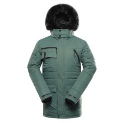 Kurtka męska zimowa wodoodporna Alpine Pro Werd. Zielone kurtki męskie Alpine Pro, na zimę, m, bez wzorów, trekkingowe. W wyprzedaży za 399.00 zł.