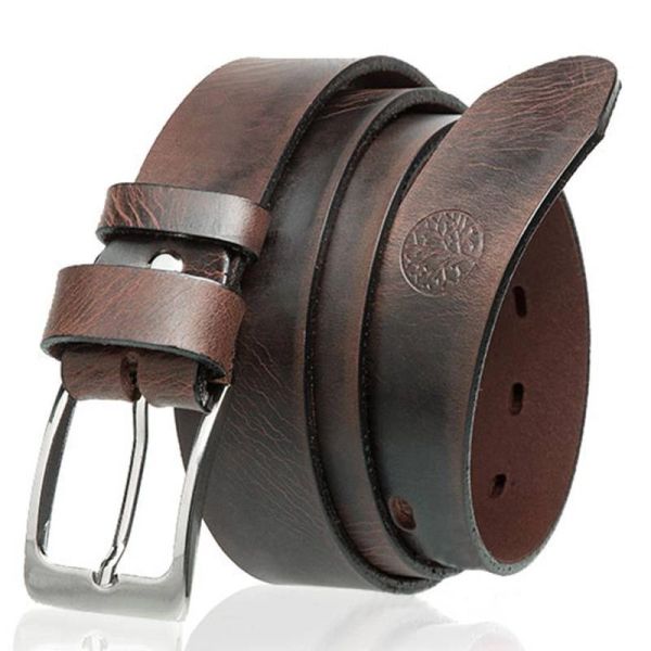 Skórzany pasek BETLEWSKI LIC35-0 GN brązowy 105. Brązowe paski damskie Betlewski, bez wzorów, ze skóry. Za 99.00 zł.