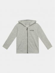 Guess Bluza N3YQ07 KAUG0 Szary Regular Fit. Szare bluzy dla chłopców Guess, z aplikacjami, z bawełny, bez ramiączek, bez kaptura. Za 159.99 zł.