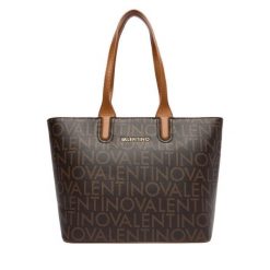 Torebka Valentino. Brązowe torebki do ręki damskie Valentino, bez wzorów, klasyczne, bez dodatków. Za 609.99 zł.