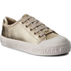 Trampki MICHAEL MICHAEL KORS - ZLEMOSPICE Pale Gold. Żółte trampki i tenisówki dziewczęce marki MICHAEL Michael Kors, bez wzorów, z gumy. W wyprzedaży za 319.00 zł.