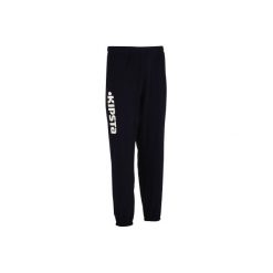 Spodnie dresowe do siatkówki V100. Czarne spodnie sportowe damskie KIPSTA, z bawełny. Za 44.99 zł.