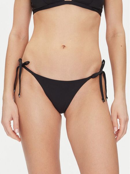 Calvin Klein Swimwear Dół od bikini String Side Tie KW0KW02704 Czarny. Czarne bikini damskie Calvin Klein Swimwear, l, bez wzorów. Za 199.99 zł.