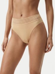Ysabel Mora Stringi 19493 Beżowy jasny. Brązowe stringi damskie ysabel mora, bez wzorów, z syntetyku. Za 59.99 zł.