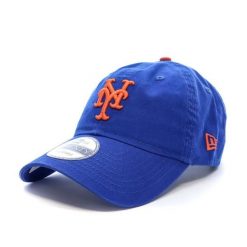 Czapka z daszkiem New Era New York Mets MLB Core Classic 2.0. Niebieskie czapki i kapelusze męskie New Era, bez wzorów, z bawełny. Za 167.50 zł.