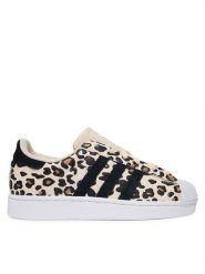 Adidas Sneakersy Superstar II KK2104 Beżowy. Brązowe buty sportowe dziewczęce Adidas, bez wzorów, ze skóry, bez zapięcia. Za 399.99 zł.