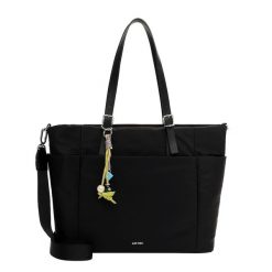 SURI FREY Torebka Shopper SFY Sissy Torebki 1 ct Czarny Damski. Czarne torby na ramię damskie Suri Frey, z aplikacjami, z nylonu, bez dodatków. Za 275.99 zł.