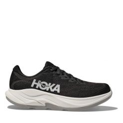 Buty do biegania Hoka. Niebieskie buty sportowe dziewczęce HOKA, bez wzorów, bez zapięcia, do biegania. Za 419.99 zł.