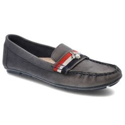 Mokasyny damskie Chebello, wsuwane ze skóry naturalnej, granatowe, 2273_008-000-PSK-S42. Niebieskie mokasyny damskie CheBello, z gumy, klasyczne. Za 219.00 zł.