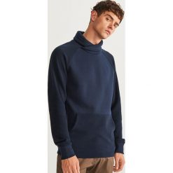 Bluza kangurka z kołnierzem - Granatowy. Bluzy męskie marki KALENJI. W wyprzedaży za 59.99 zł.