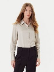 Vero Moda Koszula Merle 10334598 Beżowy Regular Fit. Brązowe bluzki damskie Vero Moda, l, bez wzorów, z syntetyku, bez kołnierzyka, bez ramiączek. Za 129.99 zł.
