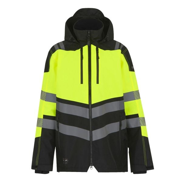 Kurtka Wodoodporna Męska Odblaskowa. Czarne kurtki męskie Regatta, m, bez wzorów, z materiału, z kapturem. Za 417.99 zł.