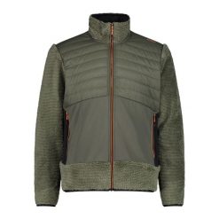 Bluza męska turystyczna CMP 34P1717. Zielone bluzy męskie CMP, m, bez wzorów, bez kaptura. Za 340.00 zł.