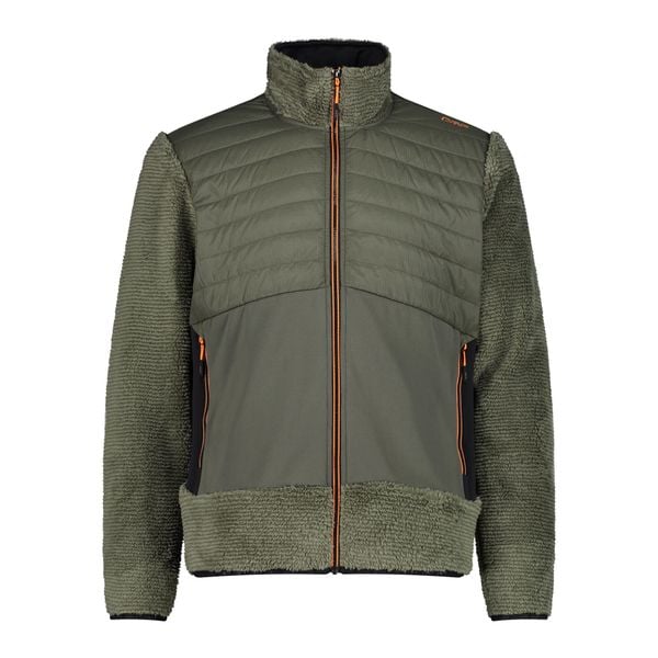 Bluza męska turystyczna CMP 34P1717. Zielone bluzy męskie CMP, m, bez wzorów, bez kaptura. Za 340.00 zł.