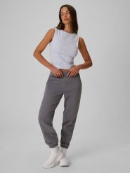 4F Spodnie dresowe joggery damskie - szare XXL. Szare spodnie dresowe damskie 4f, xxl, bez wzorów, z dresówki. Za 129.99 zł.