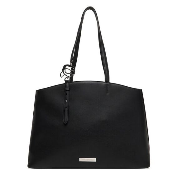 Torebka KARL LAGERFELD. Czarne torebki do ręki damskie KARL LAGERFELD, bez wzorów, klasyczne, bez dodatków. Za 635.99 zł.